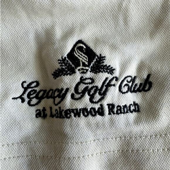 Travis Mathew Pale Yellow Legacy Golf Club Short Sleeve Gold Polo- L - Picture 4 of 9